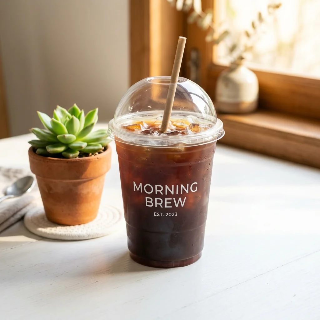 Mẫu cốc nhựa in logo tùy biến theo đồ uống